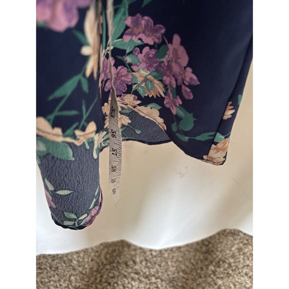 Chelsea 28 Dress XL Womens Maxi Wrap Floral Aline Short Sleeve - Picture 6 of 15